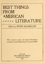 Tapa de Best things from American literature