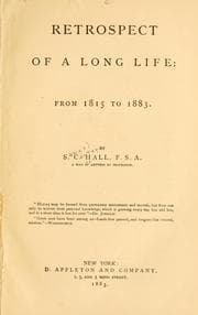 Tapa de Retrospect of a long life from 1815 to 1883