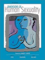 Tapa de Dimensions of human sexuality