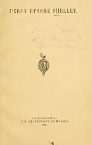 Tapa de Percy Bysshe Shelley