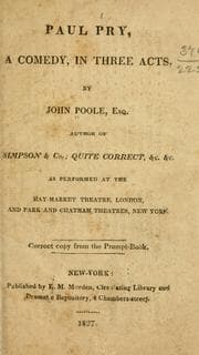 Tapa de Paul Pry