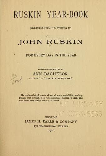 Tapa de Ruskin year-book