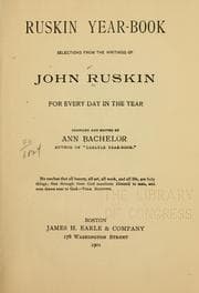 Tapa de Ruskin year-book