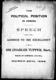 Tapa de The political position in Canada