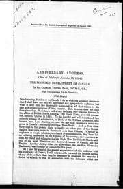 Tapa de The economic development of Canada