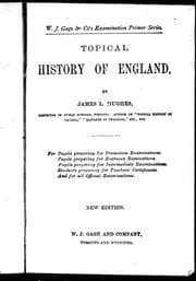 Tapa de Topical history of England