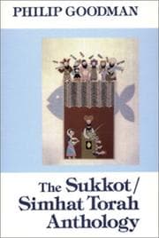 Tapa de The Sukkot/Simhat Torah Anthology (Holiday Anthologies Series)
