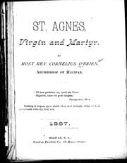 Tapa de St. Agnes, virgin and martyr
