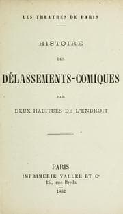 Tapa de Histoire des délassements-comiques
