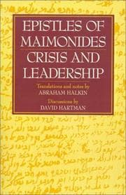 Tapa de Epistles of Maimonides