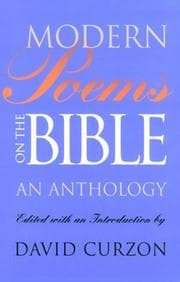 Tapa de Modern Poems on the Bible