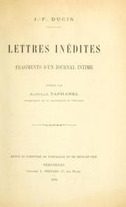 Tapa de Lettres inédites