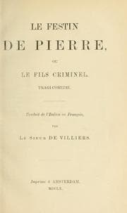 Tapa de La Festin de Pierre