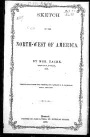 Tapa de Sketch of the North-West of America