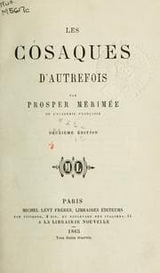 Tapa de Les Cosaques d'autrefois
