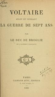 Tapa de Voltaire avant et pendant la Guerre de Sept Ans