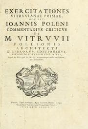 Tapa de Exercitationes Vitruvianae primae[-tertiae] ...