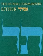 Tapa de Jps Commentary on Esther (JPS Bible Commentary)
