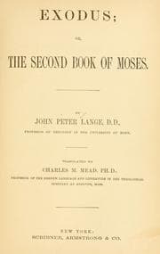 Tapa de Exodus;or, the second book of Moses