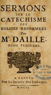Tapa de Sermons sur le catechisme des Eglises Reformees