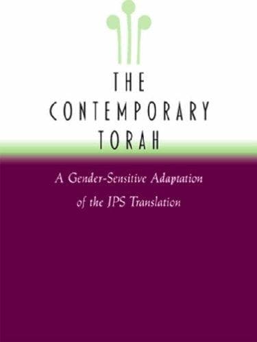 Tapa de The contemporary Torah