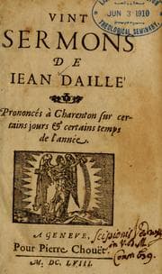 Tapa de Vint sermons de Iean Daillé