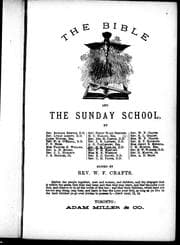 Tapa de The Bible and the Sunday school