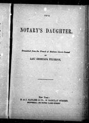 Tapa de The notary's daughter