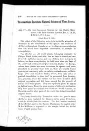 Tapa de On the Canadian species of the genus Melilotus