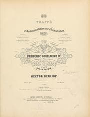 Tapa de Grand traité d'instrumentation et d'orchestration modernes