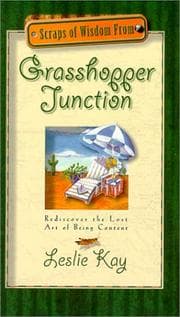 Tapa de Scraps of wisdom from Grasshopper Junction