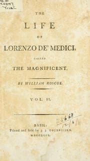 Tapa de Life of Lorenzo de' Medici, called the Magnificent