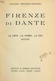 Tapa de Firenze di Dante
