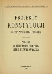 Tapa de Projekty konstytucji Rzeczypospolitej Polskiej