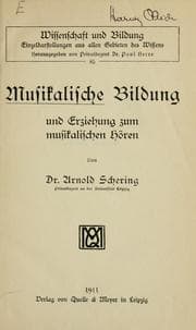 Tapa de Musikalische Bildung und Erziehung zum musikalischen Hören
