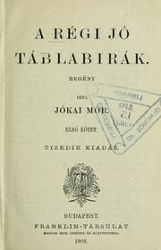 Tapa de A régi jó táblabirák