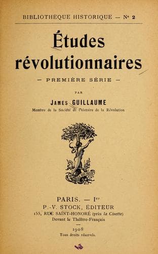 Tapa de Etudes révolutionnaires
