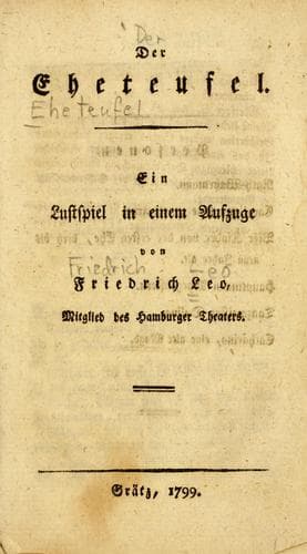 Tapa de Der Eheteufel
