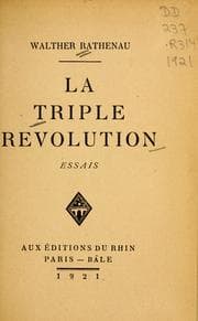 Tapa de La triple revolution