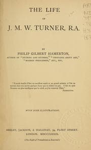 Tapa de The life of J.M.W. Turner, R.A.