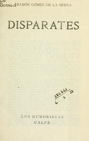 Tapa de Disparates