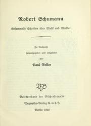 Tapa de Gesammelte Schriften über Musik und Musiker
