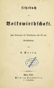 Tapa de Lehrbuch der Volkswirtschaft
