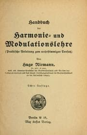 Tapa de Handbuch der Harmonie- und Modulationslehre (Praktische und Anleitung zum mehrstimmigen Tonsatz)