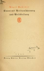 Tapa de Spaniens weltanschauung und weltstellung