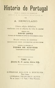 Tapa de Historia de Portugal desde o começo da monarchia até o fim do reinado de Affonso III