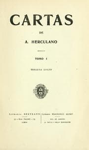 Tapa de Cartas de A. Herculano