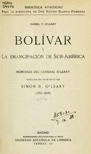 Tapa de Bolívar y la emancipación de Sur América