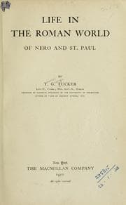 Tapa de Life in the Roman world of Nero and St. Paul