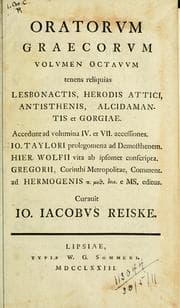 Tapa de Oratorum graecorum